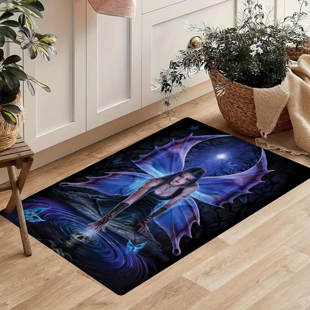 Gothic Style Nonslip Kitchen Mat Floor Carpet Rug For Indoors Outdoors Home Decor Room Supplies Spring Decor