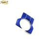For Mazda CX-5 CX5 2018- Blue Aluminum Console Multimedia Button Cover Decor