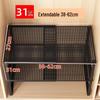 Adjustable Hanging Wardrobe Shelf Organizer