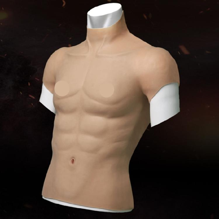 Realistic Fake Muscle Suit For Costume Parties And Photo Props Seamlessly Wear Comfortable Fit Elastic Muscle Enhancer