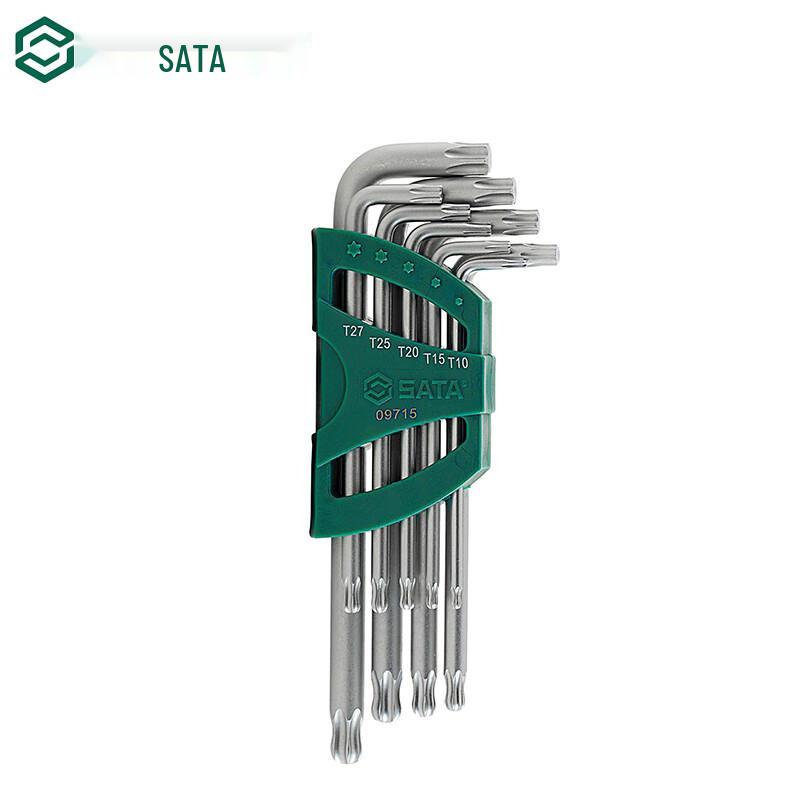 SATA 9-Piece Extended Ball-Head Torx Wrench Set S2