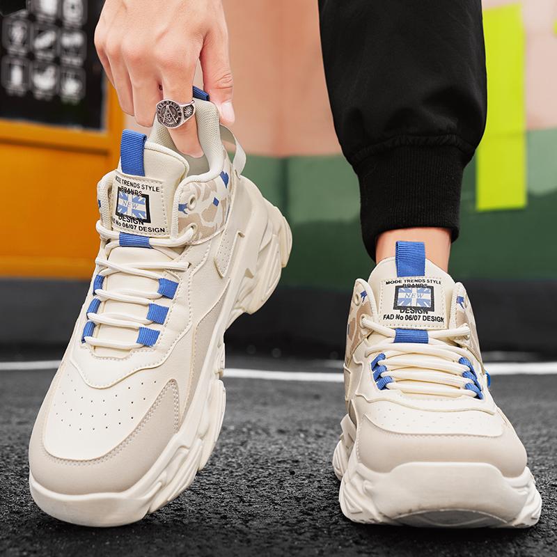 Mode CYYTL Sneaker Herren Lässig Outdoor Laufschuhe Plateau Tennis Mode Sport Wandern Designer Luxus Skateboard Leder Slipper