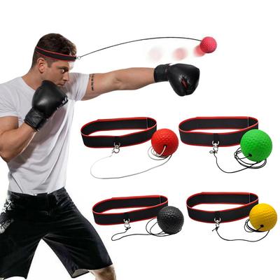 Mingea de antrenament pentru box Mingea rapidă de box cu bandă reglabilă pentru cap Îmbunătățiți viteza Reacție Reflex Mingea Echipament de box pentru copii