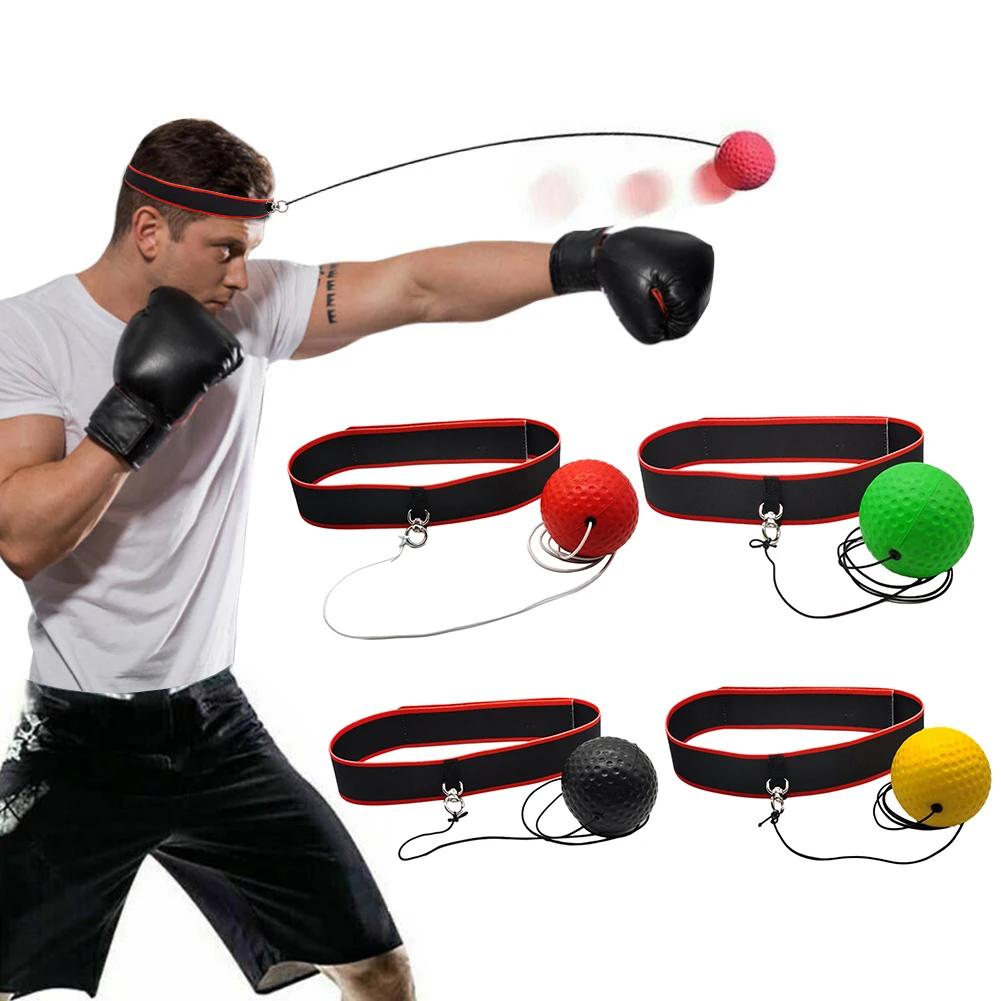 Boxing Training Ball Focus and Hand Eye Coordination Training with Adjustable Headband Great for Reflex Accuracy for Adult/Kids
