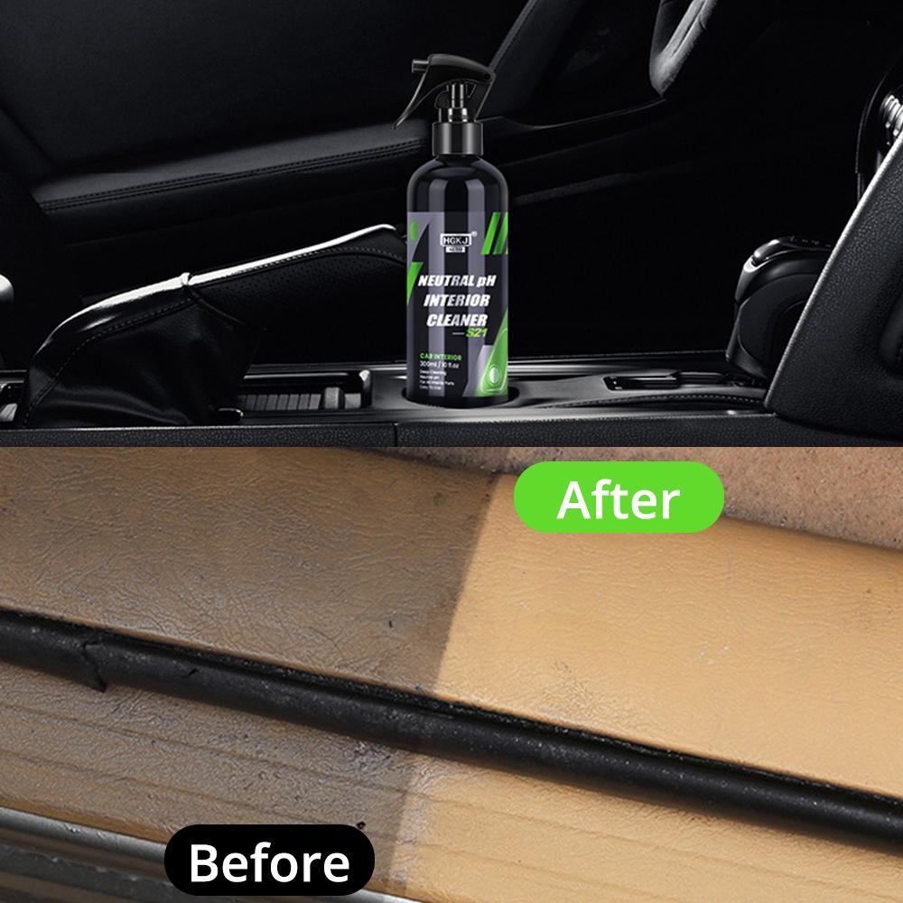S21 Neutral Car Cleaning Interior Parts Plastic Refreshing Liquid Leather Repair Dry Foam Cleaner Spray Foaming Agent Clean