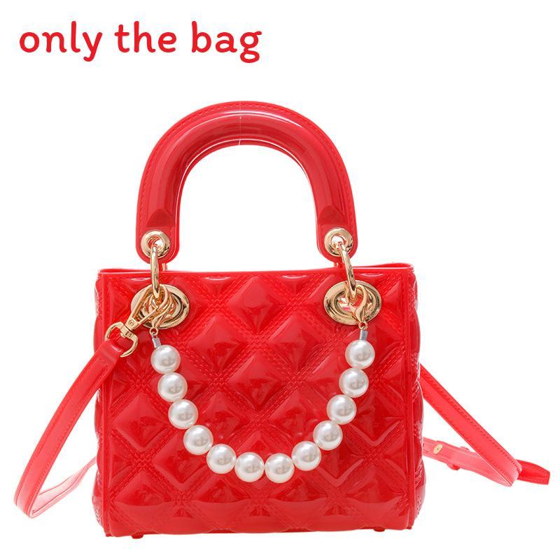 Elegant Pvc Queens Bag Small Crossbody Purse With Diamond Stitch For Daily Use
