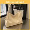 Fashionable Large Capacity Pu Tote Bag For Women 2024 Trendy Commuter Handbag