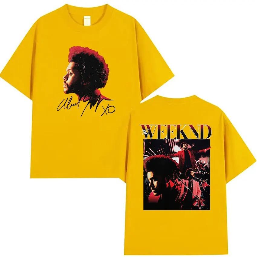 Rapper The Weeknd XO Album 2026 Graphic TShirt  Mens Gothic Vintage Oversized 100 Cotton Hip Hop Pop Music Apparel TShirt