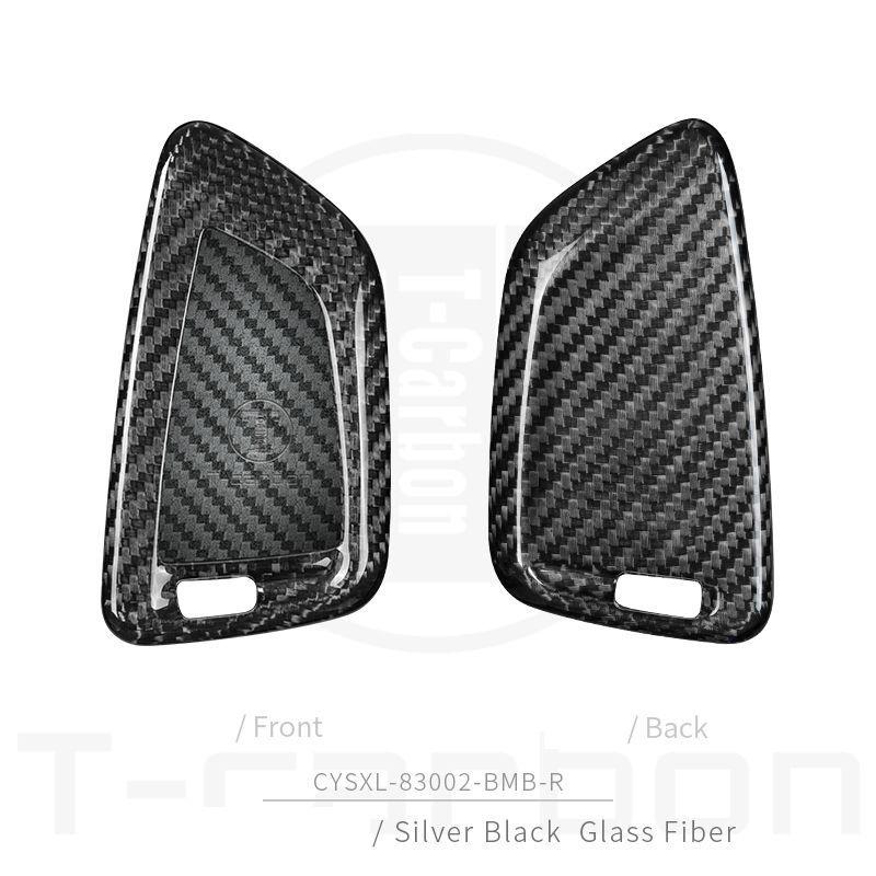 Interior Mouldings Real carbon fiber Car Remote Key Cover CaseShell For BMW F15 F16 F48 G30 F85 G11 X1 X5 X6 M 2018 X1 X3 X4 X5