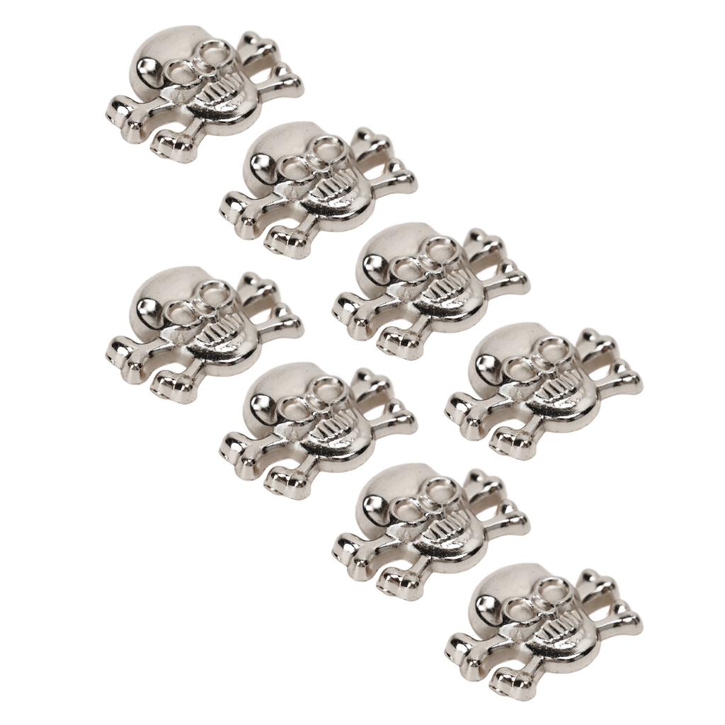 50 Sets Skull Rivets Gothic Style Beautiful Fashionable DIY Rivet Accessories for Making Shoes Belts Silver