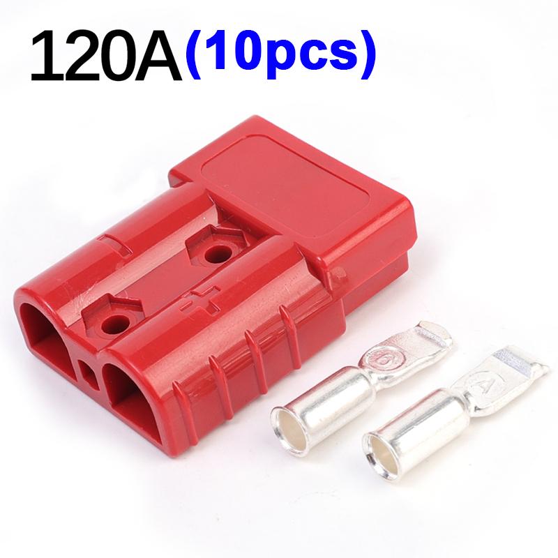 10/1pcs 50A/120A Anderson Style Plug Connectors DC Power Solar Caravan Motorcycle Socket Battery Charging Adapter Accessories