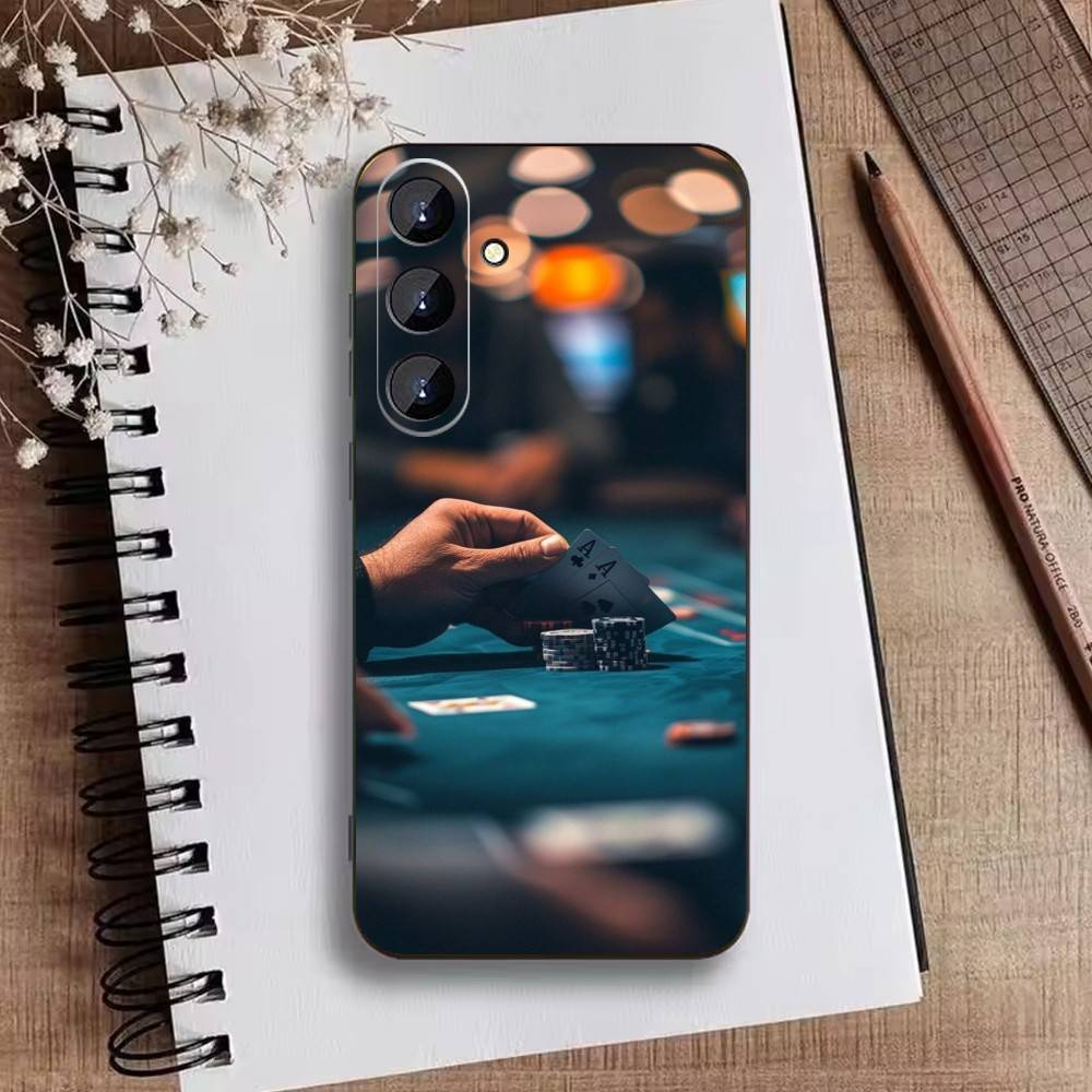 

p-poker Phone Case For Samsung Galaxy A73,A72,A71,A70,A52,A51 Others Soft Black Cover Samsung a72