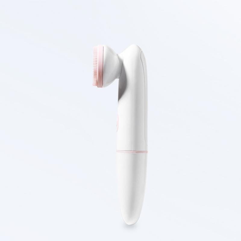 Electric Silicone Face Cleansing Brush Waterproof 2 In 1 Double Head, Sonic Vibration Facial Pore Cleaner Skincare Beauty Tool