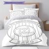 FC Zbrojovka Brno Bedding Quilt Set Quilt Cover Pillowcase Home Decoration Birthday Gift (1 * Duvet Cover + 2 * Pillowcase, Without Core)