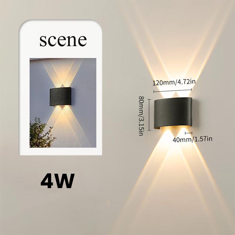 LED Wall Lamp LED Bulb Outdoor Motion Sensor Light Waterproof IP66 Wall Light Porch Garden Lights Living Room Street Stairs