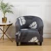 Tub Sofa Cover Stretch Sofa Club Chair Cover Elastic Study Printed  Armrest  Chair Cover for Bar