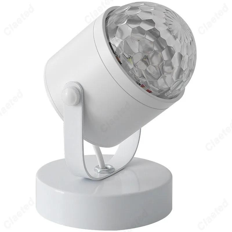 Настольная лампа с одной головкой и эффектом водной ряби, с регулировкой на 180 градусов для дома, спальни, гостиной, бара, атмосферы, украшения белый