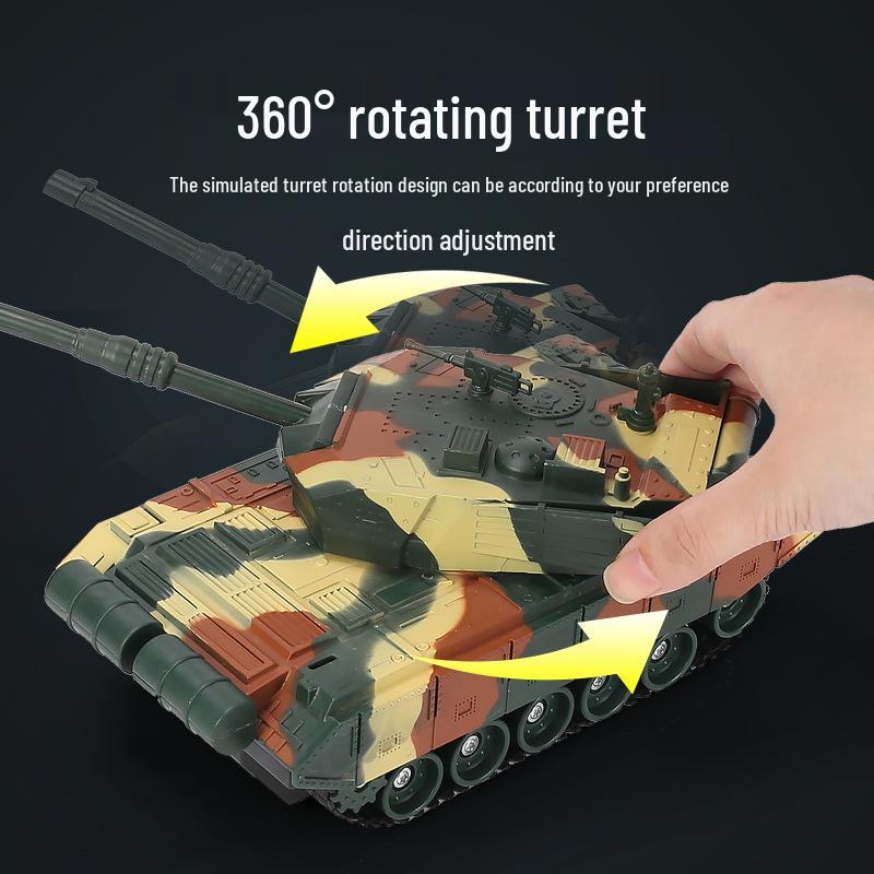 Rechargeable Off-Road RC Armored Tank Toy for Kids