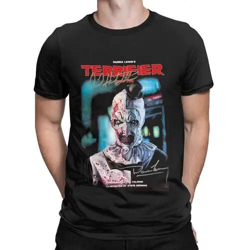 The Clown Drawing Art horror movies terrifier slasher film scary scream movie Novelty T-Shirts Cotton Graphic Printed Clothing