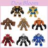 Marvel Helden Baustein Figuren Spielzeug Kindergeschenk 7cm Höhe Kunststoffmaterial Avengers Serie