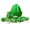 Sports Ball Dragon Egg Toy with Articulated Dragon Inside 3D Printed Baseball Football Basketball Volleyball Bowling Egg Dragon Fidget Toy