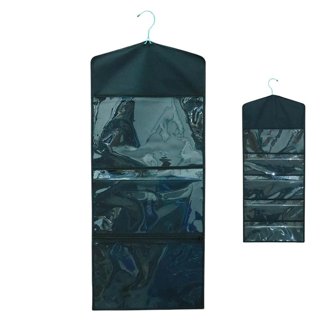 Wrapping Paper Organizer Storage Double Sided Hangable Holder Large Capacity Double-Sided Hangable Wrapping Storage For Closet