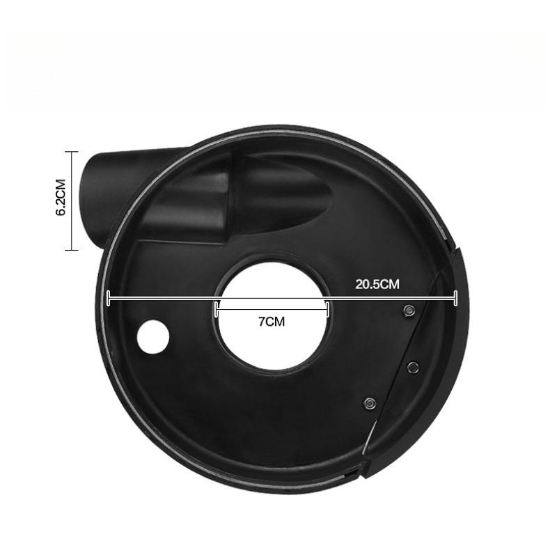 180MM Angle Grinder Dust Hood Angle Grinder Dust Collection Hood Dust-Free Angle Grinder Accessories