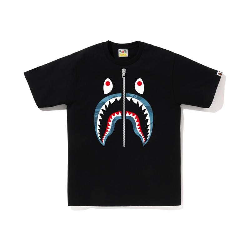 Bape Color Camo Shark Tee 0ZXTEM110042K