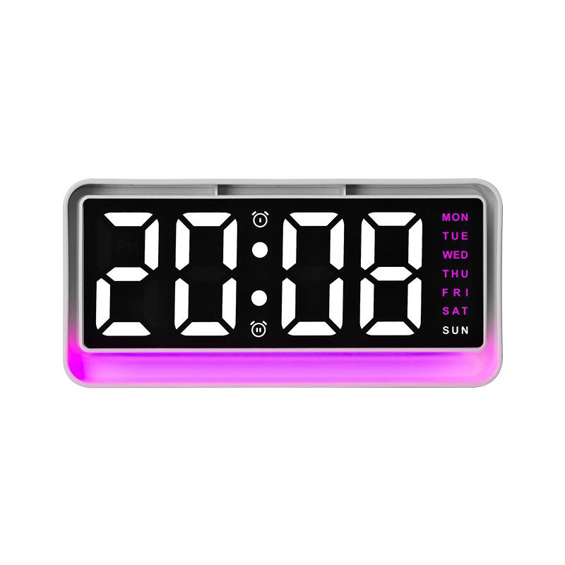 New LED Electronic Clock Minimalist Alarm Clock Multi-Function Display with Night Light GH9035/GH8072