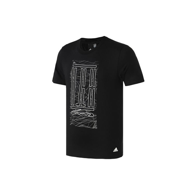 

Мужская футболка Adidas Sport с круглым вырезом и коротким рукавом, черная DY8742 S