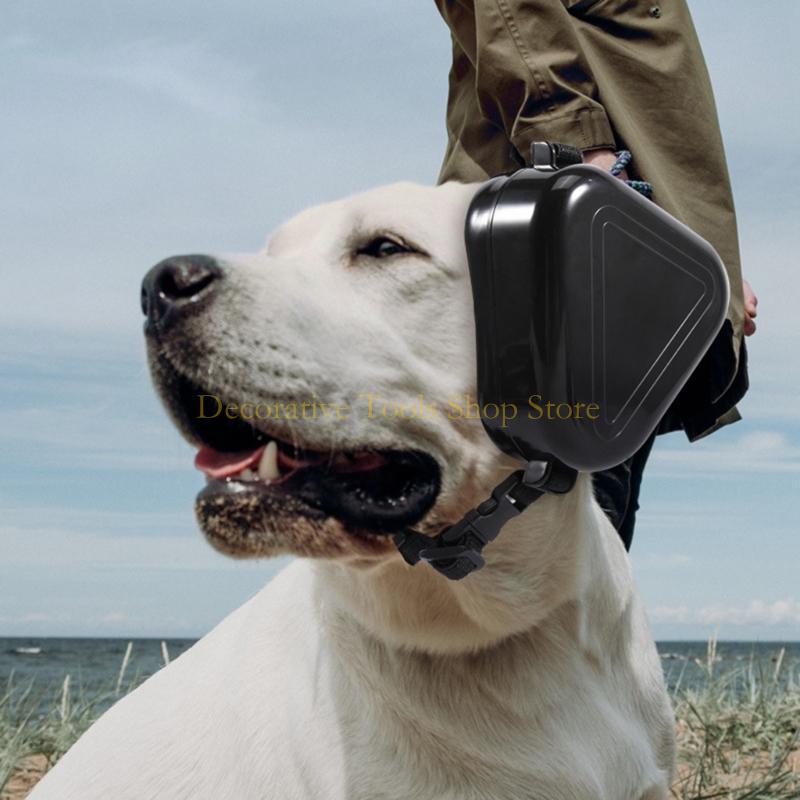 QX2E Pet Earmuffs Ear Cover with Sound Absorbing Cushion for Noise Reduction Noise Cancelling Pet Dog Ear Cover