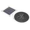 Solarbetriebener Abluftventilator 10W Monokristallines Silizium Solarpanel Runder Lüfterbausatz für Haustierhaus