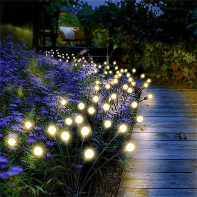 6/8/10 LED Solar Garden Lights Firefly Waterproof Solar Lights Outdoor for Yard Patio Pathway Christmas Decorations Solar Lamp