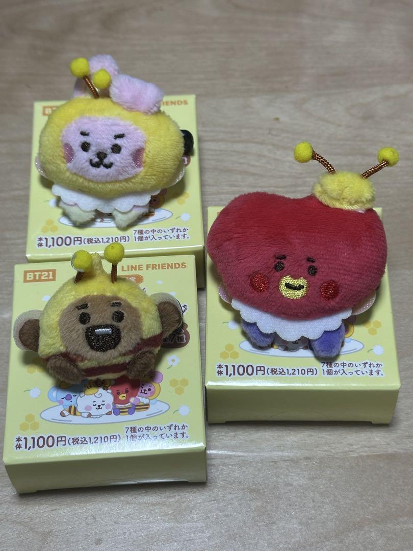 

[Б/У] Набор мягких игрушек-талисманов BT21 BABY из 3 штук