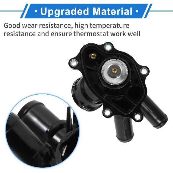 Engine Coolant Thermostat Housing Assembly for Mercedes-Benz W205 R172 C250 SLK250 2012-2015 Replace No.2712000315 for Mercedes-Benz E250 W212