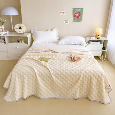 HODO Gestrickte Jacquard Sommerdecke aus Sojabohnenfaser