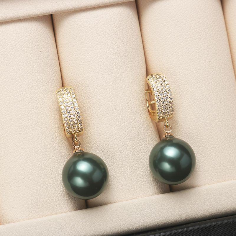 Mom Gift Three-piece Pearl Box Pearl Necklace Female Bead Necklace Pendant for Girlfriend Gift Jewelry Set