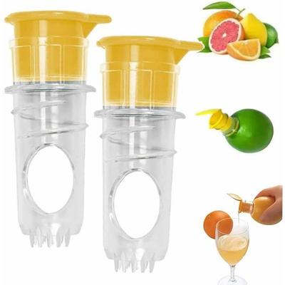 Portable Lemon Juicer Lightweight Juicing Tool, Washable Manual Juicer Includes Strainer Accessory, Suitable for Lemons and Oran
