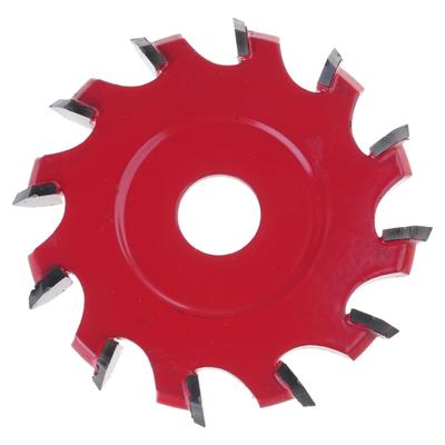 12T Slotted Saw Blade Practical V Shape Round Sawing Cutting Blades Discs for Open Aluminum Composite Panel Slot Groove