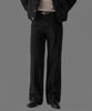 Baulopeulodeogteu Black Fade Denim Semi-Flare Pants
