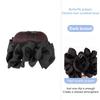 Synthetic Hair Bun Claw Clip With Hair Band Natural Wig Hair Clip Fluffy Brown Black Bun Head Wig Hair Accessories