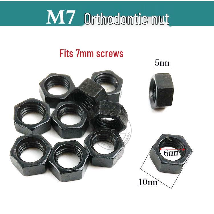 Electric Chainsaw Hex Nut and Screw Cap Set with Aluminum Pressure Plate