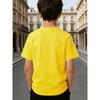 Boys Colorful Banana Baseball Print Crewneck Short Sleeve Tee,