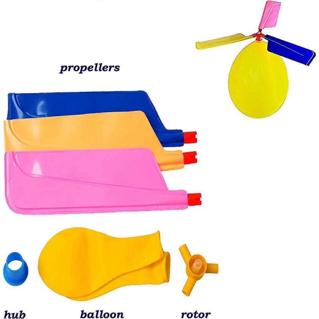 12 Pack Balloon Helicopter Kids Outdoor toys Flying Toys