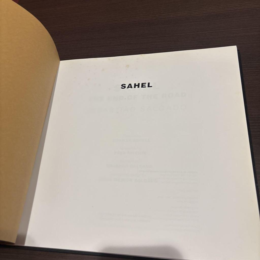 [USED] Shipping included SAHEL THE END OF THE ROAD Foreign book Art photo book