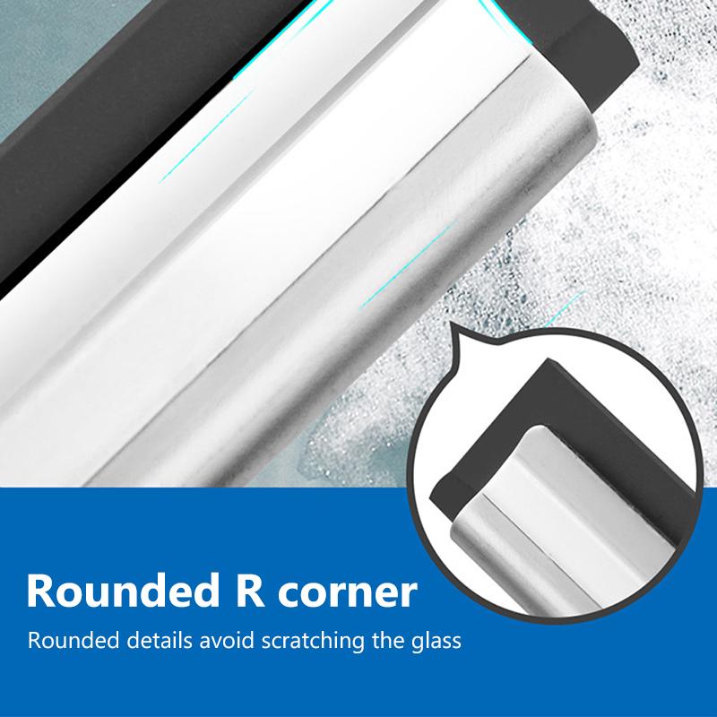 1pc Household Cleaning Scraper Glass Scraper Bathroom Car Glass Wiper Window Glass Cleaner Handheld Water Removal Glass Scraper