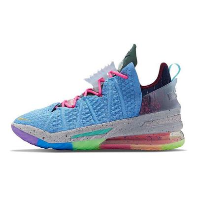 LeBron 18 EP Best Of 1-9 Herren Sneaker Mehrfarbig University-Blau Metallic-Gold DM2814-400