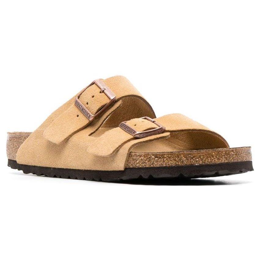 Birkenstock Outdoor Breathable Shoes Simple Comfortable Odor-Resistant Slide Sandals Men Sandals Beige 1026190