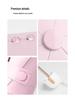 Ultra-Light Five-Fold Compact Chrome Handle Colorblock Umbrella for Rain or Shine