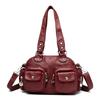 Women's Shoulder Bag Soft Leather Tote Bag Mother Bag